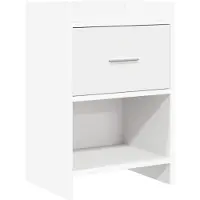 vidaXL Nachttafels Wit 40 x 30 x 60 cm Bewerkt hout