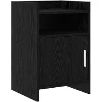 vidaXL Nachttafels Zwart eiken 40 x 36 x 60 cm Bewerkt hout