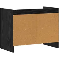 vidaXL TV Kast 60 x 33 x 47 cm Zwart eiken Bewerkt hout