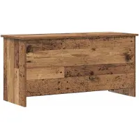 vidaXL Opbergkist met opslag Oud hout 100 x 40 x 50 cm Bewerkt hout