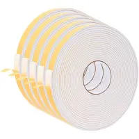 vidaXL Zelfklevende schuimtape 5 st Wit 20mm x 10m CR Schuim