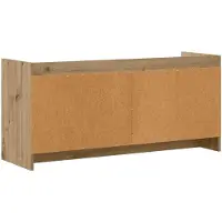 vidaXL TV Kast 102 x 33 x 47 cm Artisanaal eiken Bewerkt hout