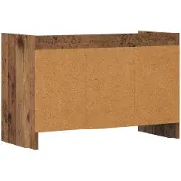 vidaXL TV Kast 71,5 x 33 x 47 cm Oud hout Bewerkt hout