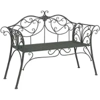vidaXL Tuinbank 2-Aantal zitplaatsen 130 x 47 x 90 cm Staal