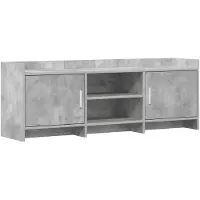 vidaXL TV Kast 130 x 33 x 47 cm Betongrijs Bewerkt hout