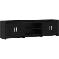 vidaXL TV Kast 168 x 33 x 47 cm Zwart eiken Bewerkt hout