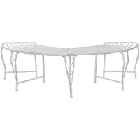 vidaXL Boom Bank 4-Aantal zitplaatsen 160 x 80 x 44 cm Staal
