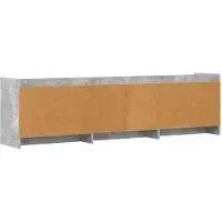 vidaXL TV Kast 168 x 33 x 47 cm Betongrijs Bewerkt hout