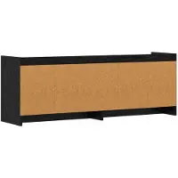 vidaXL TV Kast 135 x 33 x 47 cm Zwart eiken Bewerkt hout