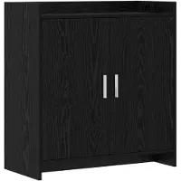vidaXL Dressoir Zwart eiken 72 x 36 x 80 cm Bewerkt hout