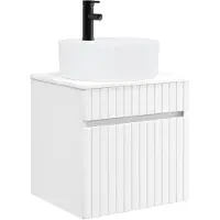 vidaXL Badkamermeubelset, 3 stuks, wit, 49 x 44,5 x 65 cm