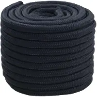vidaXL Boottouw 2 mm 25 m Koninklijk Blauw Polyester