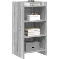vidaXL Dressoir Grijs Sonoma 40 x 36 x 80 cm Bewerkt hout