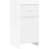 vidaXL Dressoir Wit 40 x 36 x 80 cm Bewerkt hout