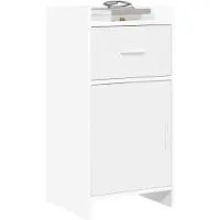 vidaXL Dressoir Wit 40 x 36 x 80 cm Bewerkt hout