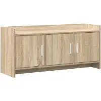 vidaXL TV Kast 102 x 33 x 47 cm Sonoma Eiken Bewerkt hout