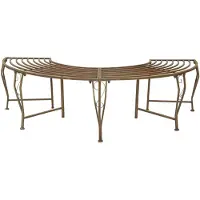vidaXL Boom Bank 4-Aantal zitplaatsen 160 x 80 x 44 cm Staal