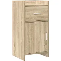 vidaXL Dressoir Sonoma-eikenhout, 40 x 36 x 80 cm, houtvezel