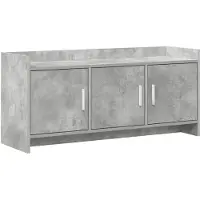 vidaXL TV Kast 102 x 33 x 47 cm Betongrijs Bewerkt hout
