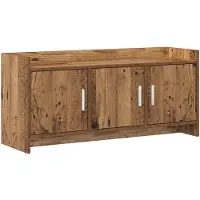 vidaXL TV Kast 102 x 33 x 47 cm Oud hout Bewerkt hout