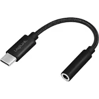 Ginza.se Cable Logilink USB-C to 3.5mm 0,13m Black