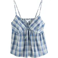 Next - Dames - Hemdje met bandjes en V-hals - Blauw