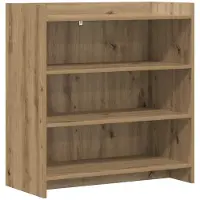 vidaXL Dressoir Artisanaal eiken 75 x 36 x 80 cm Bewerkt hout