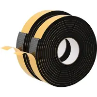 vidaXL Zelfklevende schuimtape 2 st Zwart 30mm x 5m CR Schuim