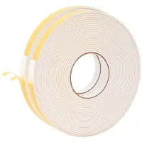 vidaXL - Zelfklevende - schuimtape - 2 - pcs - Wit - 15mm - x - 10m - CR - Schuim
