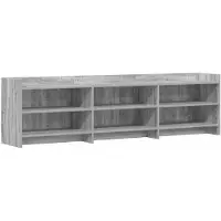 vidaXL TV Kast 168 x 33 x 47 cm Grijs Sonoma Bewerkt hout