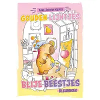 BBNC Uitgevers Kleurboek - Gouden lijntjes - Blije beestjes