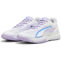 Puma Accelerate Turbo 5 handbalschoenen voor Dames, Blauw/Wit, Maat 36