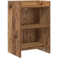 vidaXL Nachttafels Oud hout 40 x 30 x 60 cm Bewerkt hout