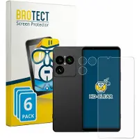 BROTECT - Screenprotector voor Sony Xperia 1 VIII (Voor+Camera) - Folie Beschermfolie transparant 6 Stuks