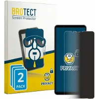 BROTECT - privacy screenprotector voor Sony Xperia 1 VIII - Folie Beschermfolie Blauwlichtfilter 2 Stuks