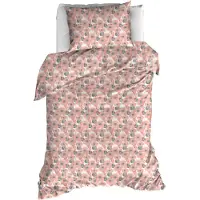 MOODIT Dekbedovertrek Odil Monica Blush Katoen-140 x 200 / 220 cm | 1-Persoons