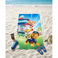Procos Strandlaken Kind 70x140 cm 100% Katoen | Chase Marshall Rubble Skye Uitkijktoren | Officiële Licentie