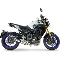 Gpr Exclusive Deeptone Inox Yamaha Mt-09 17-20 Niet Gehomologeerd Volledig Uitlaatsysteem