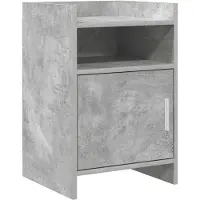 vidaXL Nachttafels Betongrijs 40 x 36 x 60 cm Bewerkt hout