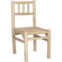 Vente-unique Set van 2 tuinstoelen van teakhout - Licht naturel - TULUM van MYLIA