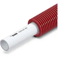 Rehau Universele buis FASTLOC ML 20 x 2,0 in beschermbuis rood, Bundel 50 m, 13603241050
