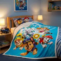 Paw Patrol fleece plaid 120 x 150 cm - polyester