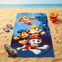 Paw Patrol Strandlaken 70x140cm – Chase Marshall Skye Rubble – 100% Katoen – Officiële Licentie