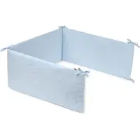 Tous 180x35.2 Cm Embroidered Bears Cot Bumper Blauw M Kinderen
