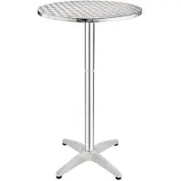 Bolero Aluminium Statafel Rond | 60 cm