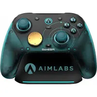 GameSir Manette gaming sans fil et filaire G7 Pro 8K Noir et Bleu Edition Aimlabs pour PC