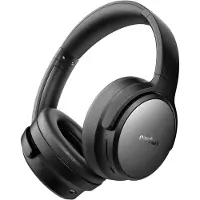 EarFun Draadloze over-ear hoofdtelefoon met duale dynamische drivers, Hi-Res audio, actieve ruisonderdrukking, 120 uur batterijduur, 5 AI-microfoons, multipoint-connectiviteit en app-ondersteuning