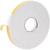vidaXL Zelfklevende schuimtape 20 pcs Wit 20mm x 5m CR Schuim