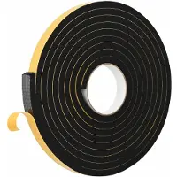 vidaXL Zelfklevende schuimtape 20 st Zwart 15mm x 5m CR Schuim