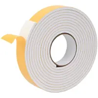 vidaXL Zelfklevende schuimtape 10 pcs Wit 30mm x 5m CR Schuim